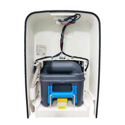 3J-W5000 RV Toilet: Compact 17.2L Tank with Rotating Bowl for Space Saving & Easy Cleaning