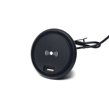 12V Wireless Fast Charger for Caravan, Motorhome, RV & Boat - 15W Qi Charging Pad with USB Ports | Car Accessories
