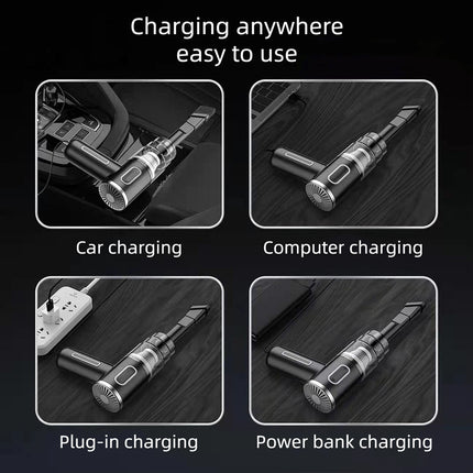 120W Cordless Handheld Vacuum Cleaner, Strong Suction for Car and Home Use