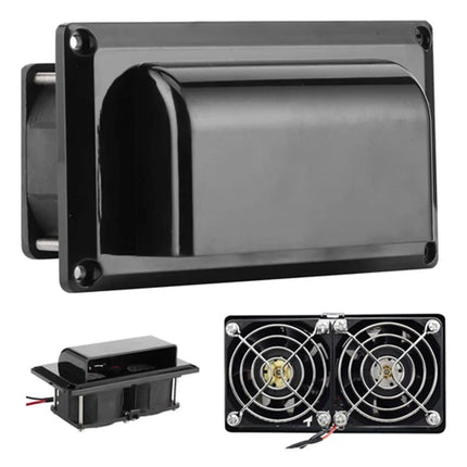 12V Side Air Vent Ventilator Exhaust Fan for Caravan Motorhome Boat RV