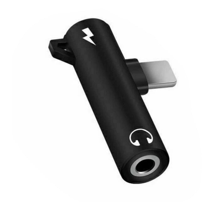 2-in-1 Audio Charger Adapter, 3.5mm Aux + Charge for iPhone 14-11