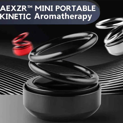 Solar Auto-Spin Car Air Freshener - Mini Aromatherapy Ornament, Portable Decor