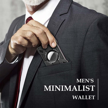 Aluminum RFID Card Holder Slim Credit ID Wallet Money Clip for Men