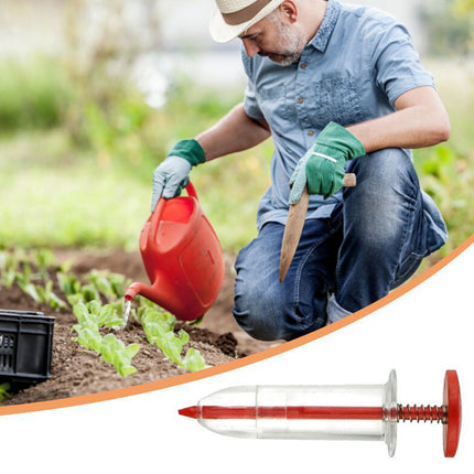 Handheld Seed Dispenser Set of 4, Manual Seeder Sower for Garden Pots & Planting