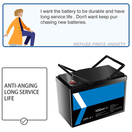 RV Solar Ready: Gentrax 12V 100Ah LiFePO4 – 10X Life of AGM, Ultra-Light