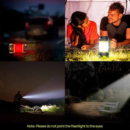Rechargeable LED Camping Lantern Tent Light with Phone Power Bank
