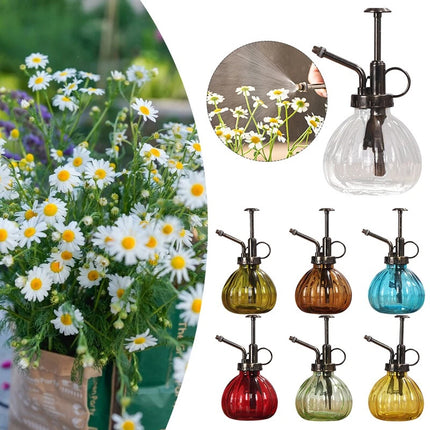 Glass Plant Mister Indoor Watering Can House Water Spray Bottle