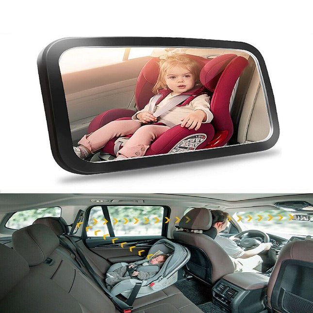 Wide-Angle Baby Car Seat Mirror – Safely Monitor Rear-Facing Infant & Toddler