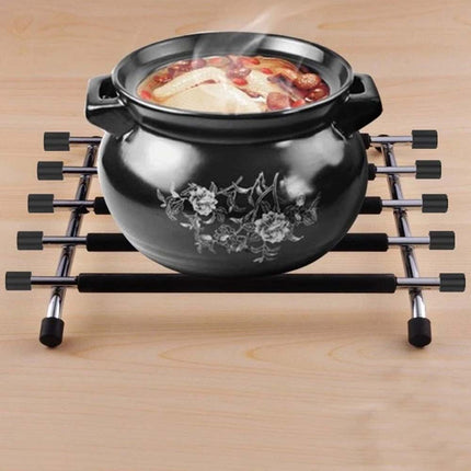 Stainless Steel Kitchen Trivet, Hot Pot Pan Stand Rack