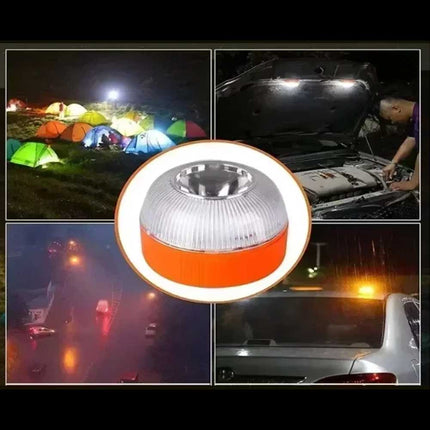 V16 Magnetic Strobe Light - Super Bright, Ultra-Strong Magnet for Emergency & Vehicle Safety
