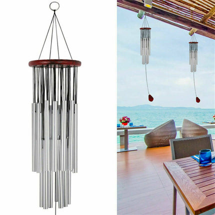 Commemorative Aluminum Tube Wind Chime Ornament for Garden Home Decor