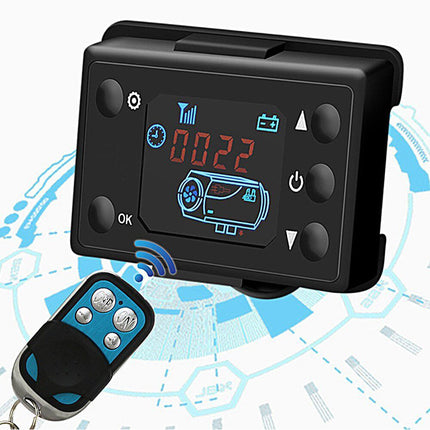 12V/24V Diesel Parking Heater Controller: LCD Switch + Remote Control for Truck, Van, RV Air Heater