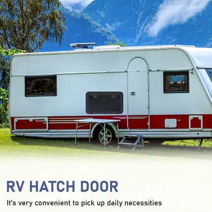 RV Storage Access Door - UV Stabilized Polypropylene, Multiple Sizes & Styles (Square/Rectangle/Rounded)