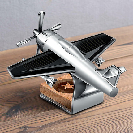 Solar Powered Car Perfume Diffuser - Automatic Rotating Air Freshener with Gift Box, Decorative Dashboard Decor