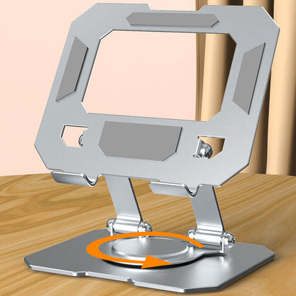 Portable Metal Desktop Swivel Stand for Tablet & Laptop, iPad Pro/Air