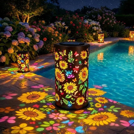 Solar Waterproof Hanging Lantern for Garden Patio Yard