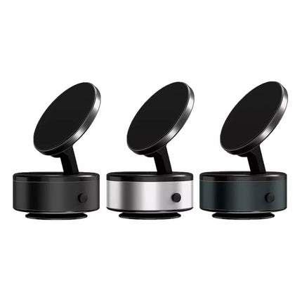 Auto-Unlock Phone Holder: Strongest Magnetic Suction + Fast Wireless Charging, 360° Rotating Dashboard Mount for All Phones