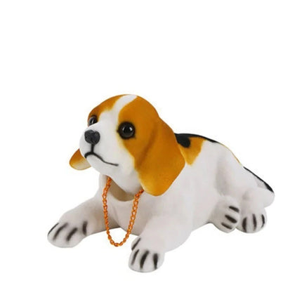 Puppy Dog Toy Swing Head Bobble Nodding Shiba Husky Car Home Decor Gift