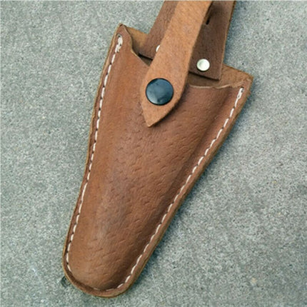 2PCS Brown PU Leather Secateurs Holster Belt Pouch for Garden Shears