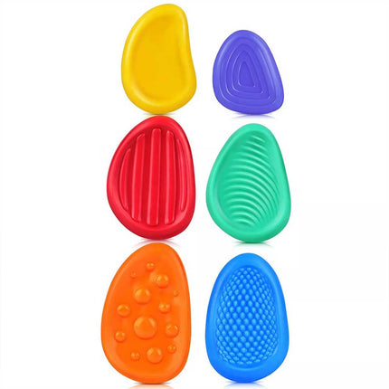 6PCS Soft Sensory Worry Stone Fidget Toy for Stress Relief & Calming
