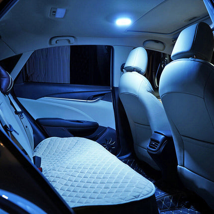 Magnetic USB Rechargeable LED Car Dome Light - Stick to Roof & Clip Visor, Portable Multi-Use Reading Lamp