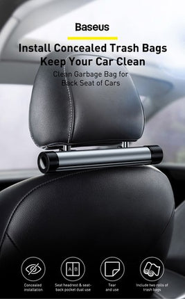 Car Organizer Backseat Storage Bag Trash Bin with 40 Bags