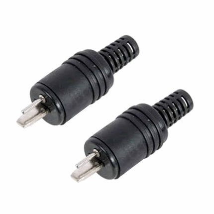 Pack of 2 2-Pin DIN Hi-Fi Speaker Audio Connector with Screw Connections