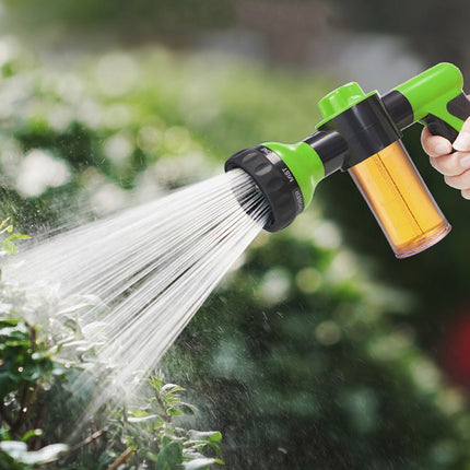 High Pressure Foam Water Gun, Adjustable Nozzle & Foam Cannon for Car Wash