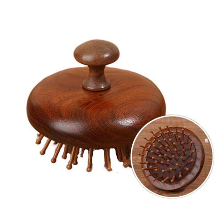 Sandalwood Air Bag Massage Hair Brush & Wood Comb for Hair Care
