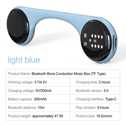 Rechargeable Bone Conduction Sleep Speaker for Under Pillow - 5.4