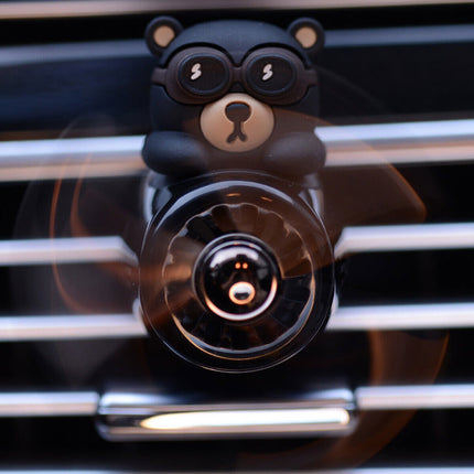 Bear Car Air Freshener Vent Clip - Cute Car Accessories Aroma Diffuser for Air Vent