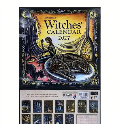 2027 Witch-Themed Wall Calendar