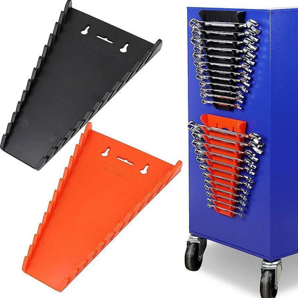 2Pcs Magnetic Spanner Rack, Holds 24 Tools, Wrench Organiser for Workshop