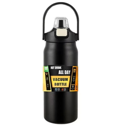 Portable Stainless Steel Thermos Water Bottle 1/1.2/1.5L Hot Cold Outdoor