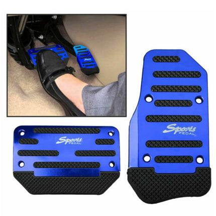 2-Pack Non-Slip Car Pedal Covers for Gas & Brake - Universal Fit, Blue