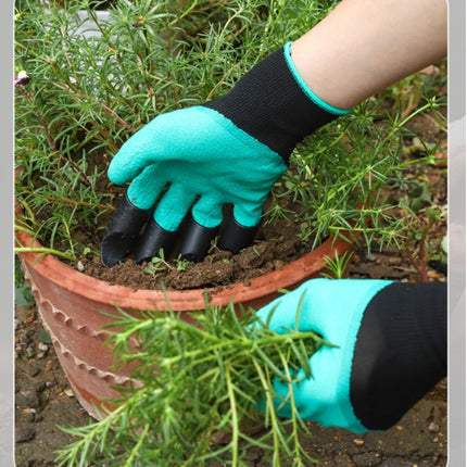 Anti-Slip Gardening Gloves with Claws Wear-Resistant Waterproof for Planting
