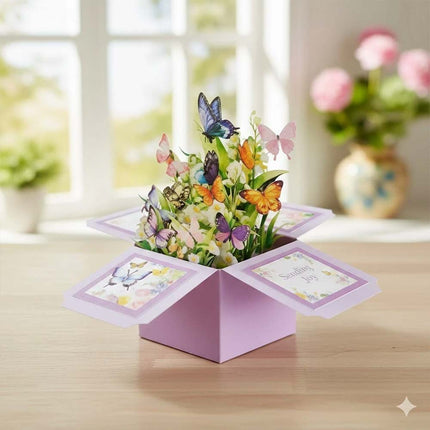 3D Pop Up Birthday Card for Her – Mum, Daughter, Wife, Niece
