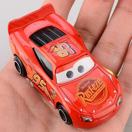 Pixar Cars DieCast Toy Collection - 6PCS Set with Lightning McQueen & Friends, Alloy Race Car Models for Kids Gift