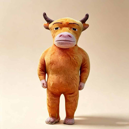 30cm Interactive Sound Cow Plush Toy Soft Stuffed Animal for Display