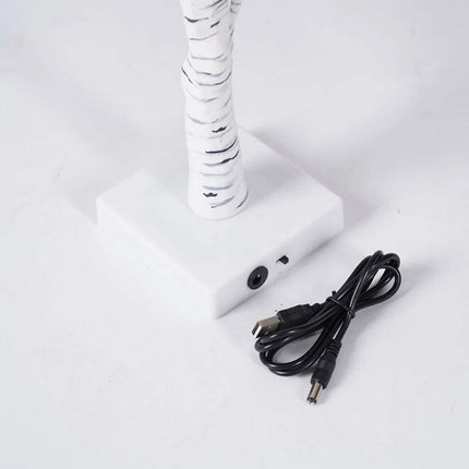 Pre-Lit Birch Twig Tree with 24 LED Eggs, Easter Party Decoration