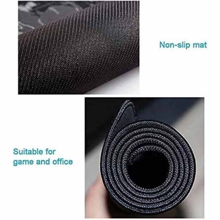 90x40CM World Map Large Non-Slip Desk Mat for Gaming Laptop & Keyboard