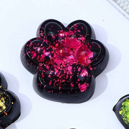 Starry Night Cat Paw Squishy Toy – Soft Fidget Squeeze Cat Claw Stress Reliever