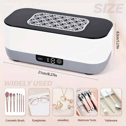 Rechargeable Ultrasonic Cleaner Machine for Watch Jewellery & Glasses
