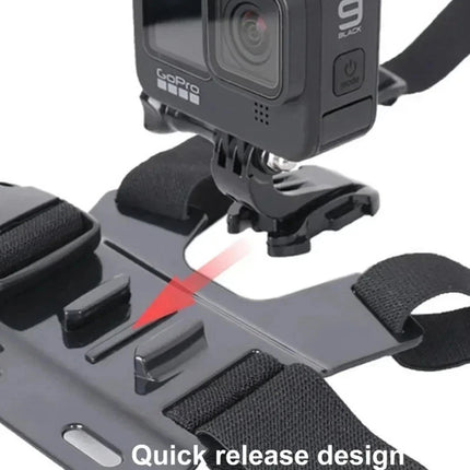 5PCS Chest Mount Harness Strap Action Camera & Phone Holder POV