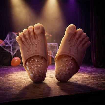 Giant Foot Slippers Costume Props with Non-Slip Soles Universal Size
