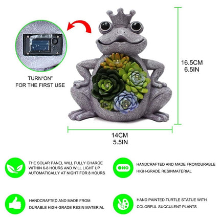 Outdoor Solar Frog Garden Light – Fantasy Glow Ornament