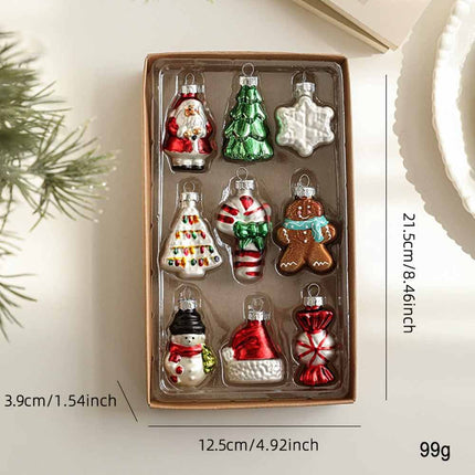 Christmas Tree Ornament Set Hanging Baubles Xmas Party Home Decor