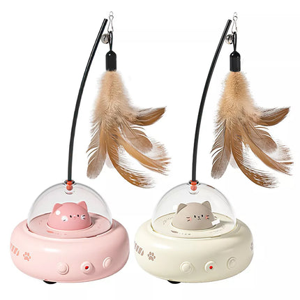 Automatic Smart Interactive LED Laser Teasing Cat Toy for Indoor Pets