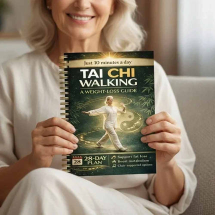 Tai Chi Walking for Weight Loss Senior-Friendly 28-Day Program Notebook