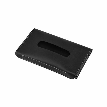 Universal Sun Visor Tissue Box Holder for Car - Strapped Napkin Dispenser Accessory